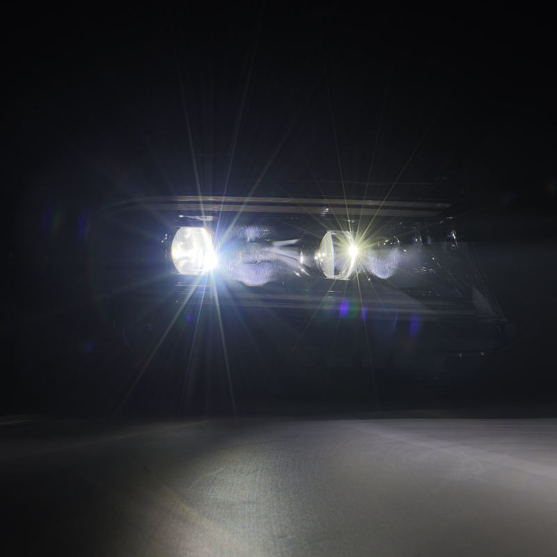 AlphaRex 15-23 Dodge Charger LUXX LED Proj Headlights Alpha-Black w/Actv Light & Seq.Sig / SB DRL - B2B Diesel & Gas Service