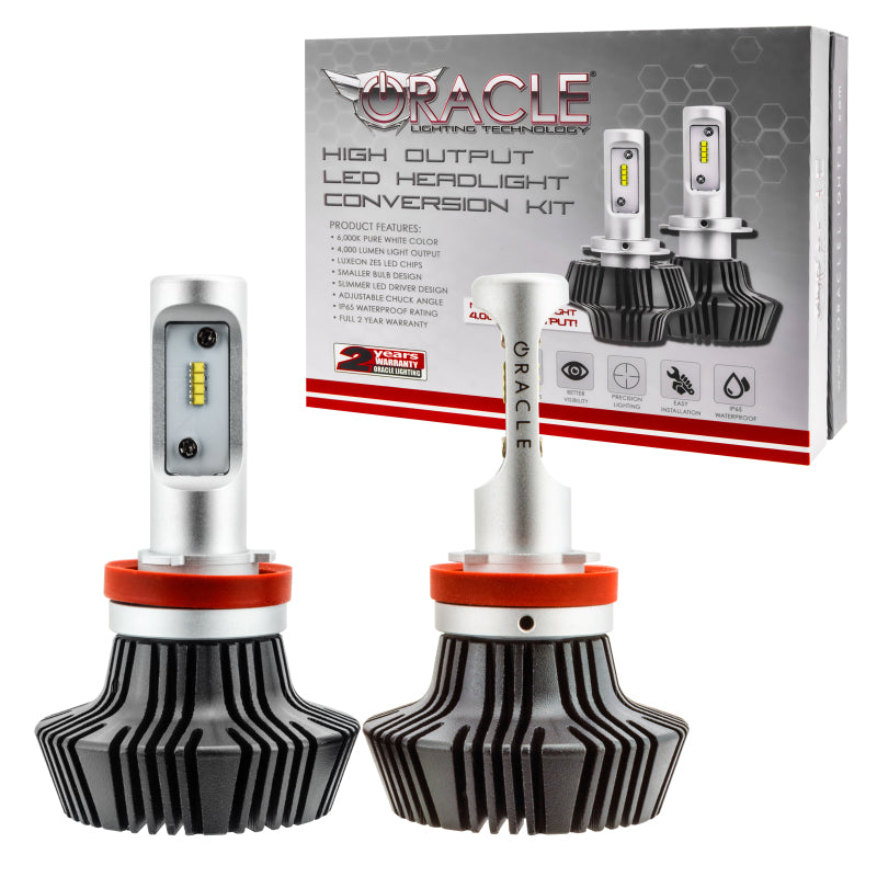 Oracle H11 4000 Lumen LED Headlight Bulbs (Pair) - 6000K - B2B Diesel & Gas Service