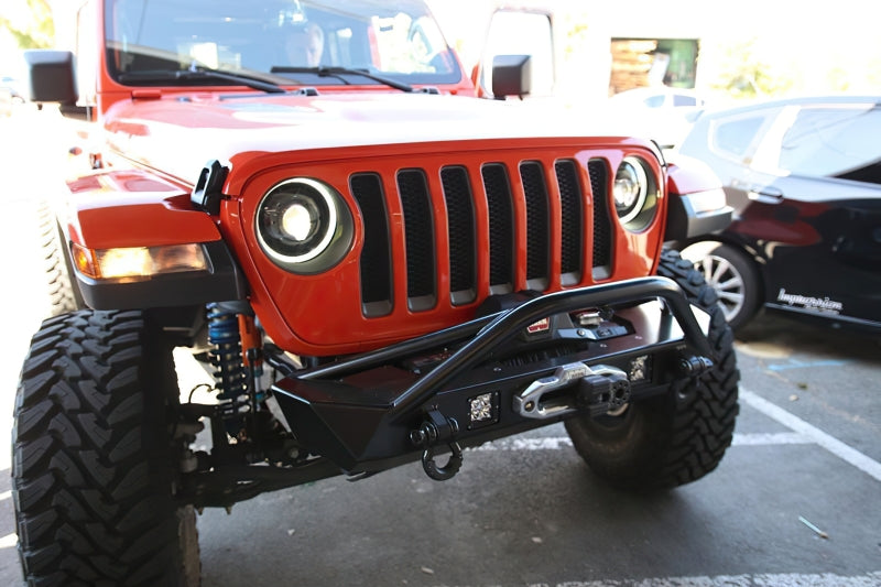 Oracle Jeep Wrangler JL Oculus Bi-LED Projector Headlights- Graphite Metallic - 5500K - B2B Diesel & Gas Service