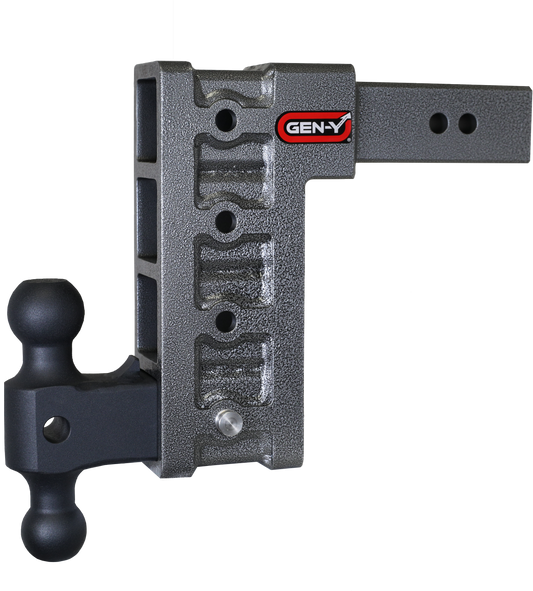 MEGA-DUTY 2.5" Shank 9" Drop 3K TW 21K Hitch & GH-061 Dual-Ball GH-614 - B2B Diesel and Gas Service