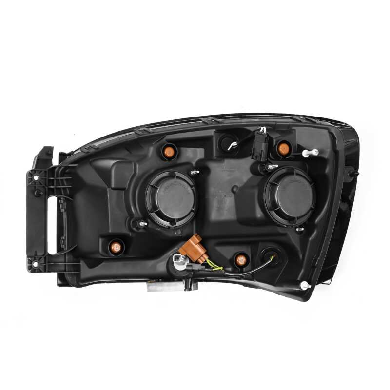 AlphaRex 06-08 Dodge Ram 1500HD NOVA LED ProjHeadlights Plank Style Blk w/Seq Signal/DRL/Amber LED - B2B Diesel & Gas Service