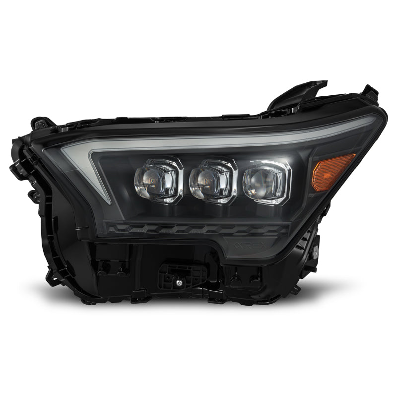 AlphaRex 2023+ Toyota Tacoma NOVA-Series LED Proj Headlights Black w/Actv Light & Seq. Sig + DRL - B2B Diesel & Gas Service