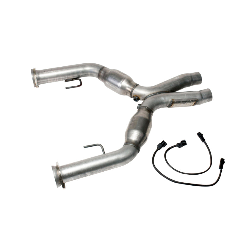 BBK 05-10 Mustang 4.6 Short Mid X Pipe With Catalytic Converters 2-3/4 For BBK Long Tube Headers - B2B Diesel & Gas Service