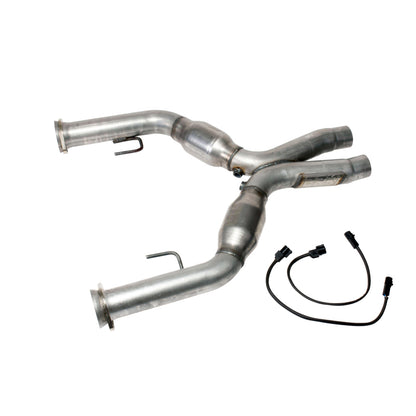 BBK 05-10 Mustang 4.6 Short Mid X Pipe With Catalytic Converters 2-3/4 For BBK Long Tube Headers - B2B Diesel & Gas Service