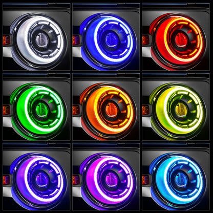Oracle 2021+ Ford Bronco Oculus Bi-LED Projector Headlights - ColorSHIFT LED - B2B Diesel & Gas Service