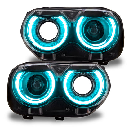 Oracle 15-21 Dodge Challenger RGB+W Headlight DRL Upgrade Kit - ColorSHIFT+W - B2B Diesel & Gas Service