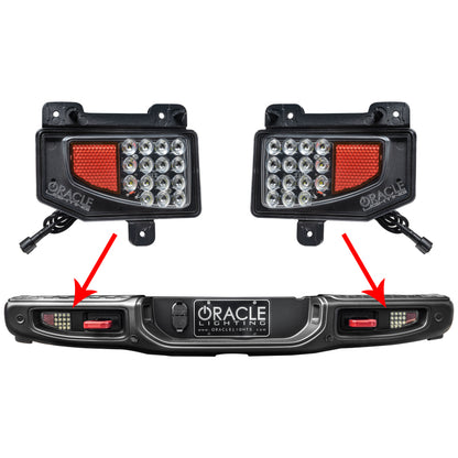 Oracle Rear Bumper LED Reverse Lights for Jeep Gladiator JT - 6000K - B2B Diesel & Gas Service