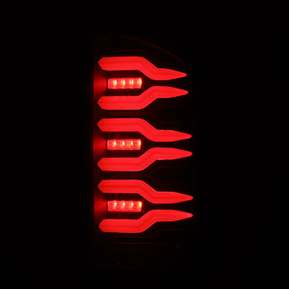 AlphaRex 02-06 Dodge Ram 1500/03-06 Dodge Ram 2500+3500 Luxx-Series LED Tail Lights (Pair) Black - B2B Diesel & Gas Service
