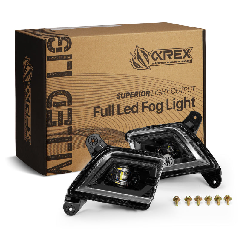 AlphaRex 19-23 Chevrolet Silverado 2500/3500HD DoubleTap Dual Color LED Projector Fog Lights - B2B Diesel & Gas Service
