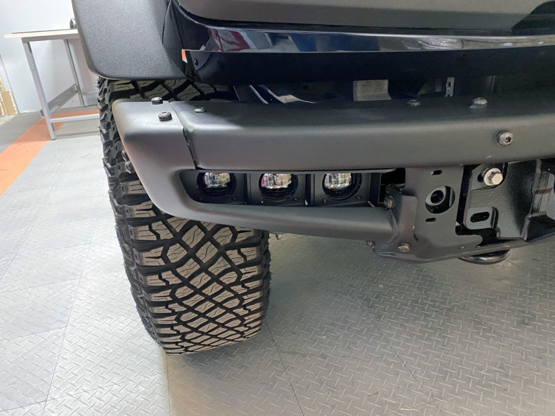 ORACLE Lighting 21-22 Ford Bronco Triple LED Fog Light Kit for Steel Bumper - White - B2B Diesel & Gas Service