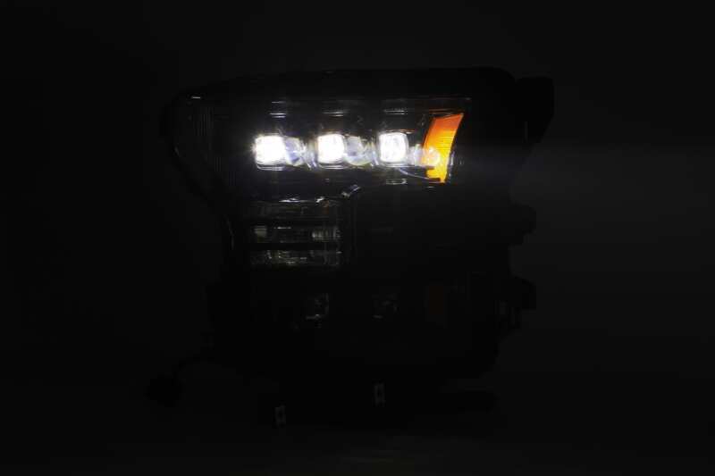 AlphaRex 17-20 Ford Raptor NOVA LED Proj Headlights Plank Style Alpha Black w/Activ Light/Seq Signal - B2B Diesel & Gas Service