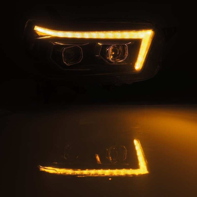 AlphaRex 10-13 Toyota 4Runner PRO-Series Projector Headlights Plank Style Black w/Seq Signal/DRL - B2B Diesel & Gas Service