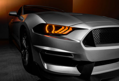 Oracle Lighting 18-23 Ford Mustang Dynamic ColorSHIFT LED Headlights - Black Series - B2B Diesel & Gas Service