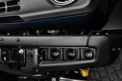 ORACLE Lighting 21-22 Ford Bronco Triple LED Fog Light Kit for Steel Bumper - White - B2B Diesel & Gas Service