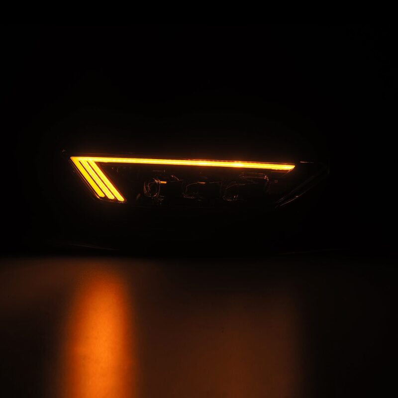 AlphaRex 15-17 Ford Mustang NOVA LED Proj HL Alpha-Black w/Activ Light/Seq. Signal + Switchback DRL - B2B Diesel & Gas Service