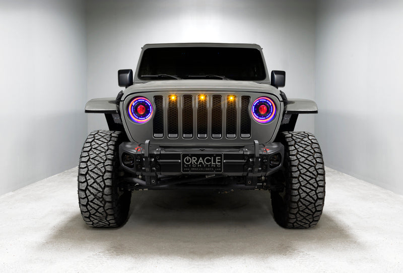 Oracle Pre-Runner Style LED Grille Kit for Jeep Gladiator JT - Amber - B2B Diesel & Gas Service