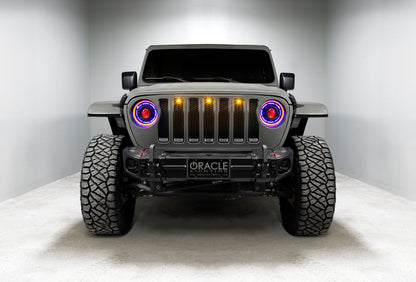 Oracle Pre-Runner Style LED Grille Kit for Jeep Gladiator JT - Amber - B2B Diesel & Gas Service