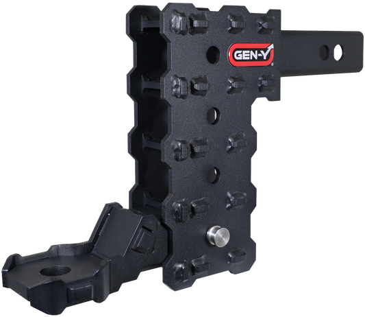 PHANTOM-X 2" Hollow Shank 7" Drop .7K TW 7K Hitch & GH-13051X Platinum Ball GH-13054X - B2B Diesel and Gas Service