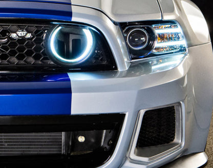 Oracle Ford Mustang 10-13 WP LED Fog Halo Kit (Grille Style) - White - B2B Diesel & Gas Service