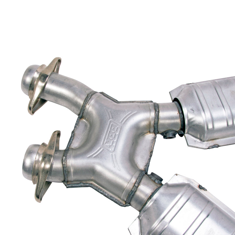 BBK 96-04 Mustang 4.6 GT / Cobra Short Mid X Pipe w Catalytic Converters 2-1/2 For Long Tube Headers - B2B Diesel & Gas Service