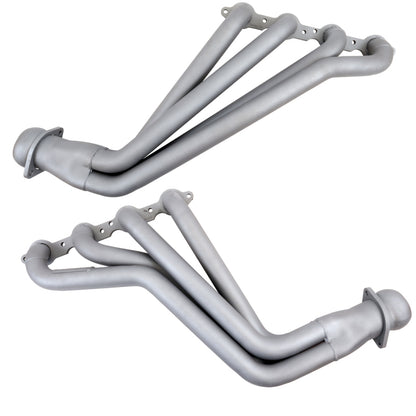 BBK 10-15 Camaro LS3 L99 Long Tube Exhaust Headers With Converters - 1-3/4 Chrome - B2B Diesel & Gas Service