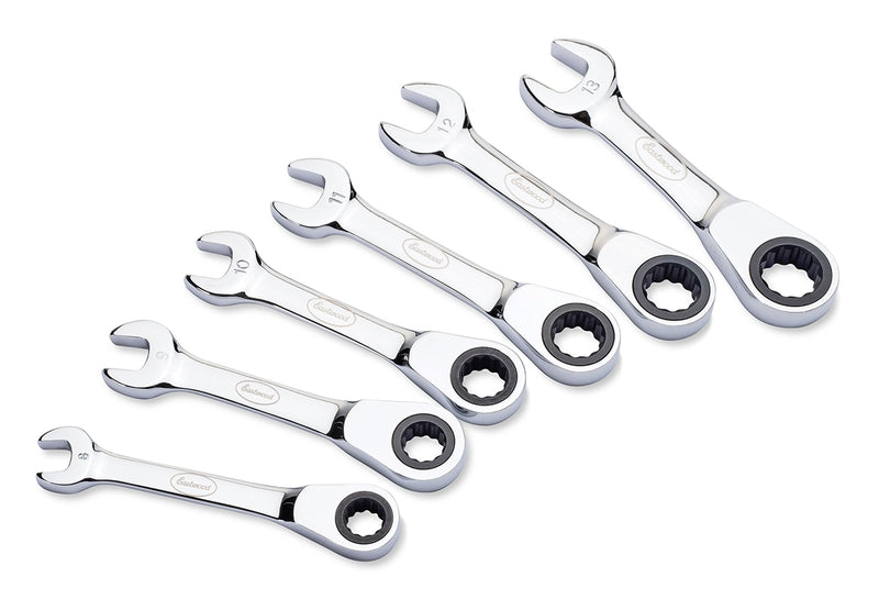 Eastwood 6pc Stubby MM Ratcheting Wrench Set - B2B Diesel & Gas Service