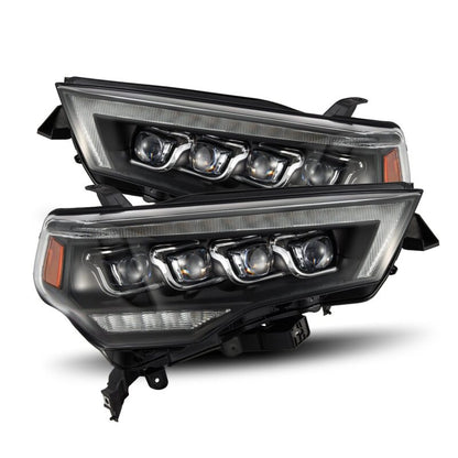AlphaRex 14-22 Toyota 4Runner (2021 Req. Conv) NOVA LED Proj HL Blk w/Actv Light & Seq. Sig + SB DRL - B2B Diesel & Gas Service
