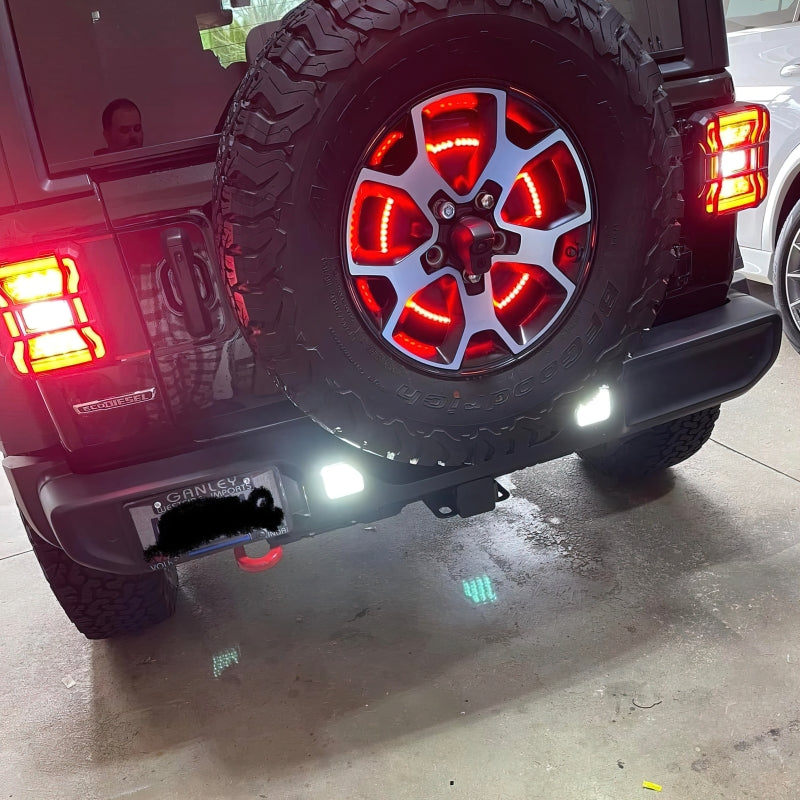 Oracle Rear Bumper LED Reverse Lights for Jeep Wrangler JL - 6000K - B2B Diesel & Gas Service