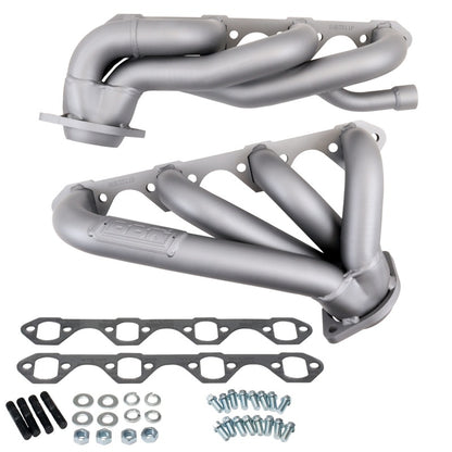 BBK 87-95 Ford F150 Truck 5.8 351 Shorty Unequal Length Exhaust Headers - 1-5/8 Titanium Ceramic - B2B Diesel & Gas Service