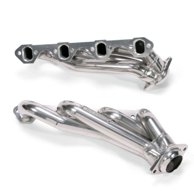BBK 79-93 Mustang 5.0 Shorty Unequal Length Exhaust Headers - 1-5/8 Silver Ceramic - B2B Diesel & Gas Service