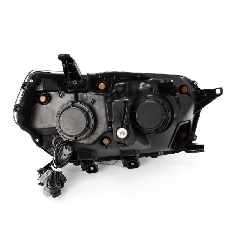 AlphaRex 10-13 Toyota 4Runner PRO-Series Projector Headlights Plank Style Black w/Seq Signal/DRL - B2B Diesel & Gas Service