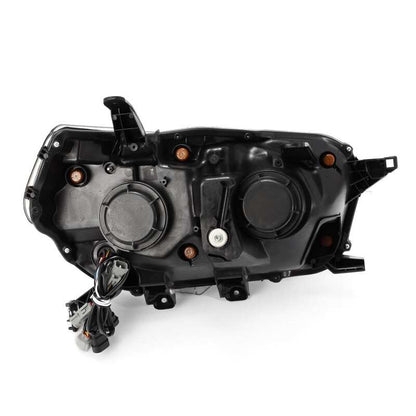 AlphaRex 10-13 Toyota 4Runner PRO-Series Projector Headlights Plank Style Black w/Seq Signal/DRL - B2B Diesel & Gas Service