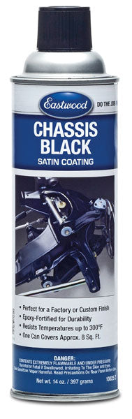 Chassis Black Paint Satin 14oz Aerosol - 10025Z 