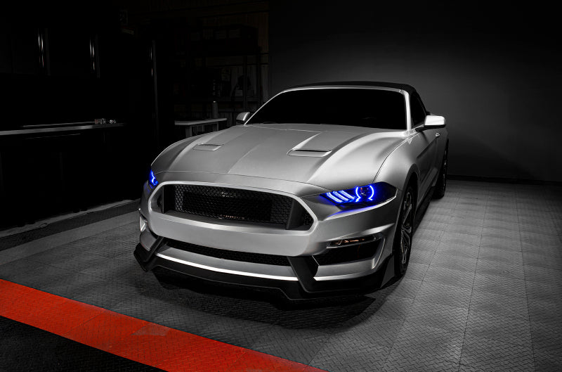 Oracle Lighting 18-23 Ford Mustang Dynamic ColorSHIFT LED Headlights - Black Series - B2B Diesel & Gas Service