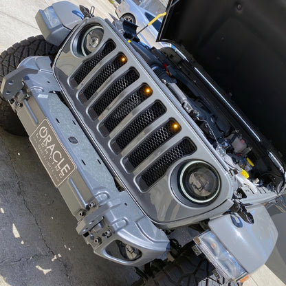 Oracle Pre-Runner Style LED Grille Kit for Jeep Gladiator JT - Amber - B2B Diesel & Gas Service