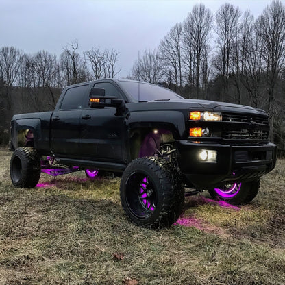 Oracle LED Illuminated Wheel Rings - ColorSHIFT No Remote - ColorSHIFT No Remote - B2B Diesel & Gas Service