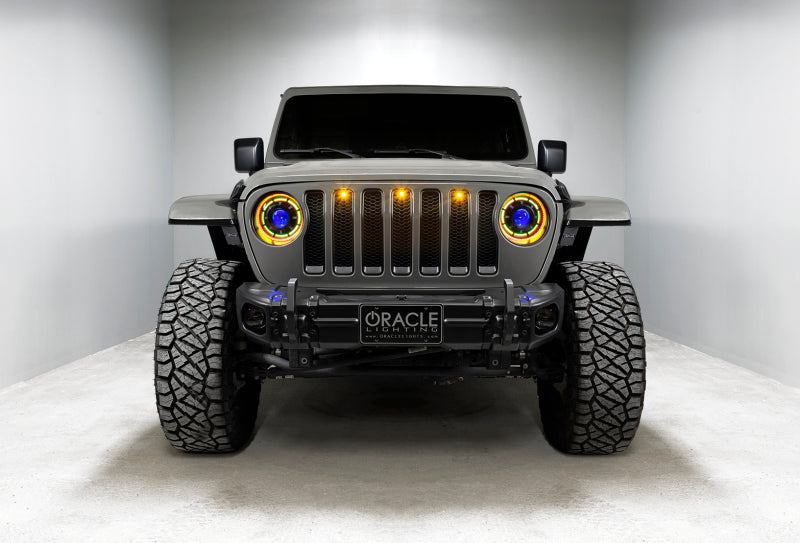 Oracle Oculus Bi-LED Projector Headlights for Jeep JL/Gladiator JT - w/ Simple Controller - B2B Diesel & Gas Service