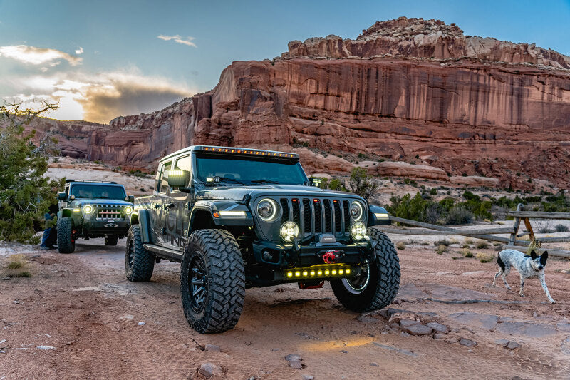 Oracle Jeep Wrangler JL/Gladiator JT Integrated Windshield LED Light Bar System - B2B Diesel & Gas Service