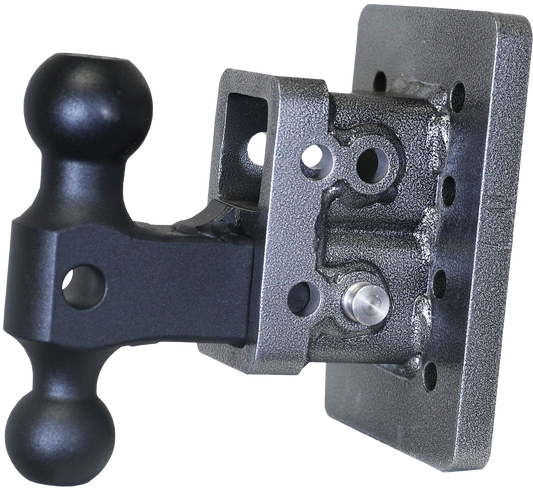 MEGA-DUTY 2" Bolt-On 2.5" Drop 2K TW 16K Hitch & GH-051 Dual-Ball GH-112 - B2B Diesel and Gas Service