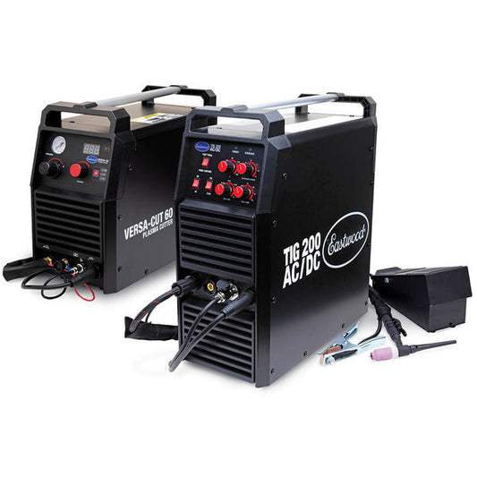 Eastwood 200 AMP TIG Welder and 60 Amp Versa-Cut Plasma Cutter Combo 
