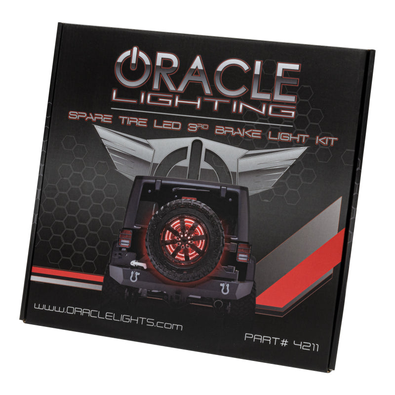 Oracle LED Illuminated Wheel Ring 3rd Brake Light - Red - B2B Diesel & Gas Service