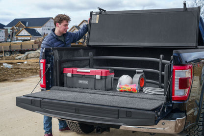 AMP Research 04-22 Ford F-150 Bedxtender HD Sport - Black (Optional No-Drill Brkt 74602-01A) - B2B Diesel & Gas Service