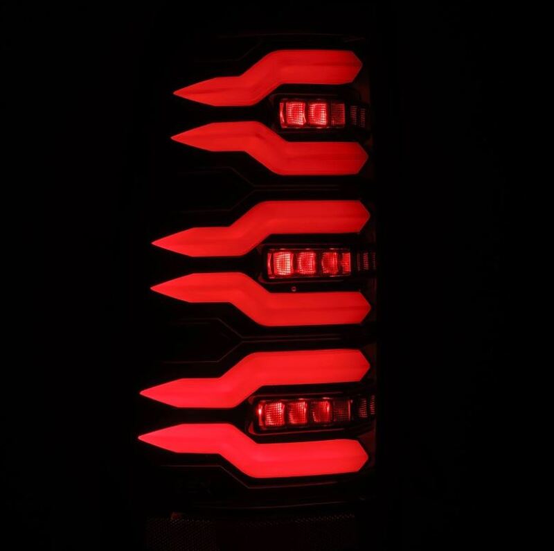 AlphaRex 99-06 Chevrolet Silverado Sierra LUXX-Series LED Tail Lights Alpha-Black - B2B Diesel & Gas Service