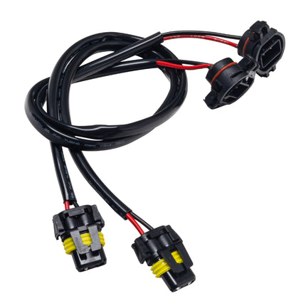 Oracle Fog Light Wiring Adapter- 9005/9006 to 52/PSX24W (Pair) - B2B Diesel & Gas Service