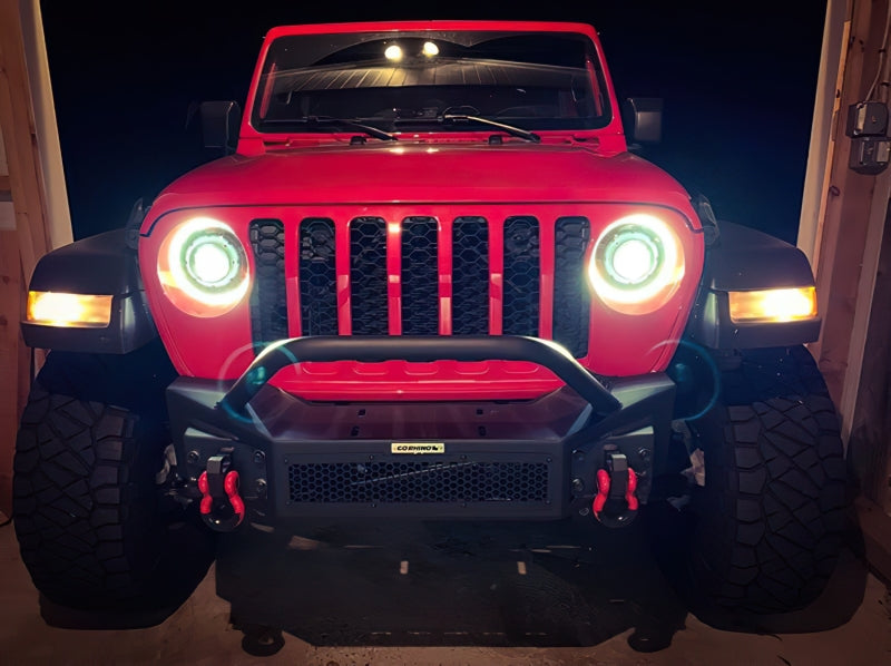 Oracle Jeep Wrangler JL Oculus Bi-LED Projector Headlights- Graphite Metallic - 5500K - B2B Diesel & Gas Service