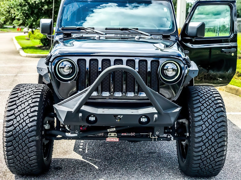 Oracle Jeep Wrangler JL Oculus Bi-LED Projector Headlights- Graphite Metallic - 5500K - B2B Diesel & Gas Service