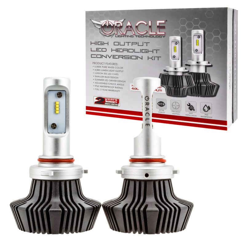 Oracle 9005 4000 Lumen LED Headlight Bulbs (Pair) - 6000K - B2B Diesel & Gas Service