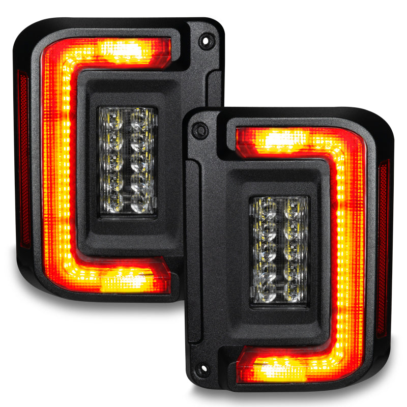 Oracle Lighting Jeep Wrangler JK Flush Mount LED Tail Lights - B2B Diesel & Gas Service