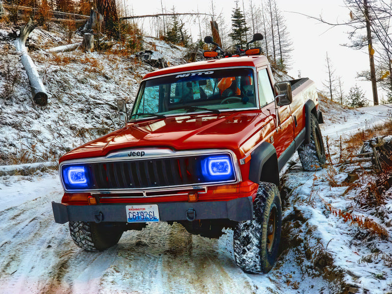 Oracle Pre-Installed Lights 7x6 IN. Sealed Beam - ColorSHIFT Halo - B2B Diesel & Gas Service