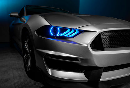 Oracle Lighting 18-23 Ford Mustang Dynamic ColorSHIFT LED Headlights - Black Series - B2B Diesel & Gas Service